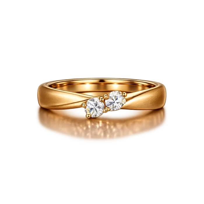 Regalia Halo Crossover Diamond Ring