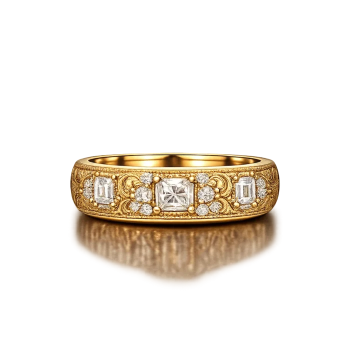 Sovereign Maharaja Sculpted Dome Ring