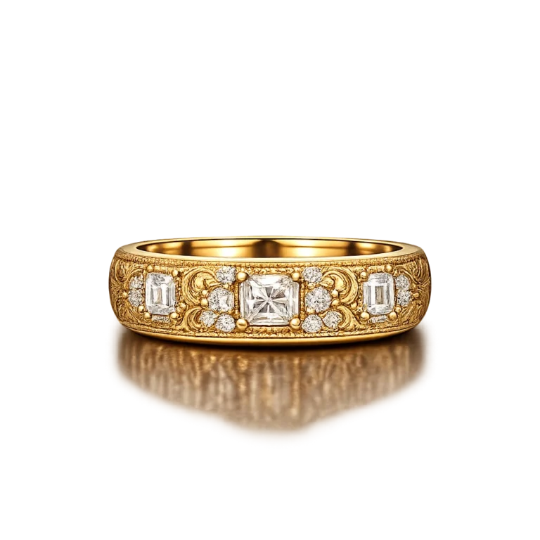 Sovereign Maharaja Sculpted Dome Ring