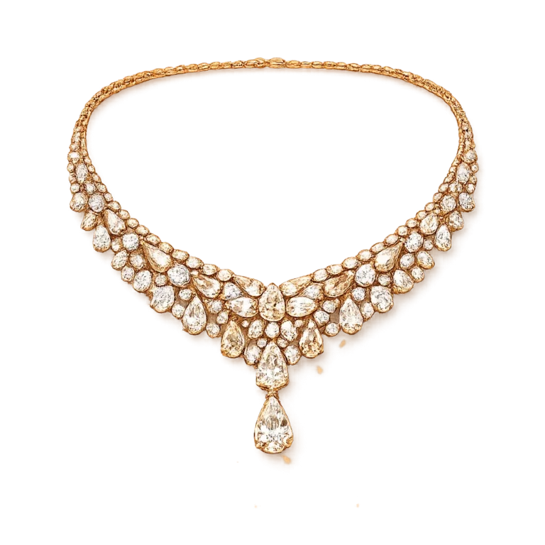 Celeste Halo Bib Necklace