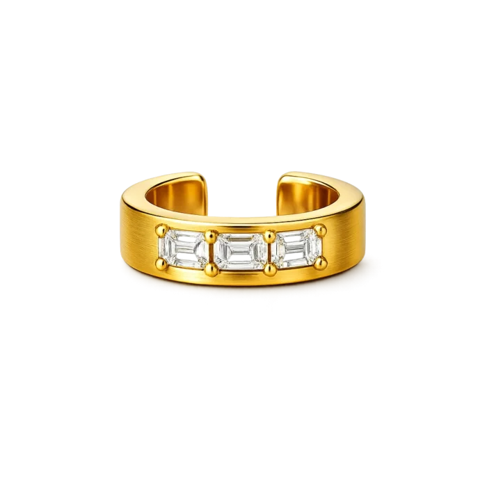 Noor Lotus Ear Cuffs