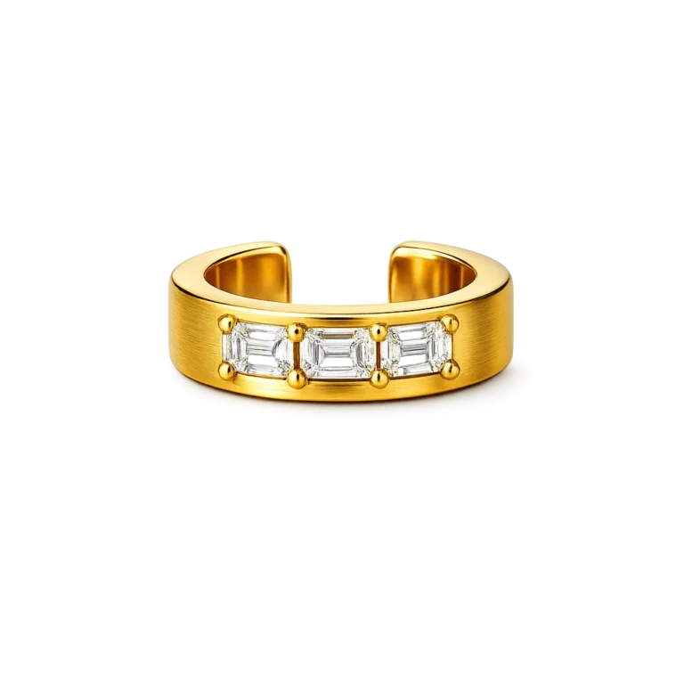 Noor Lotus Ear Cuffs